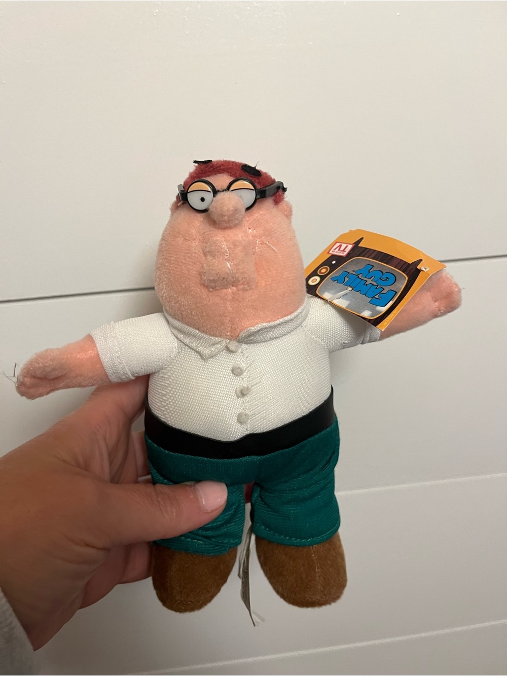 Vtg Family Guy Peter Griffin 8” Plush Stuffed Toy with Tags 2005 Fox Nanco NWT